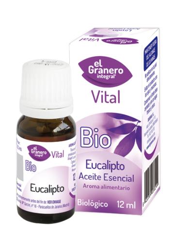 esencias de plantas ACEITE ESENCIAL DE EUCALIPTO BIO, 12 ml