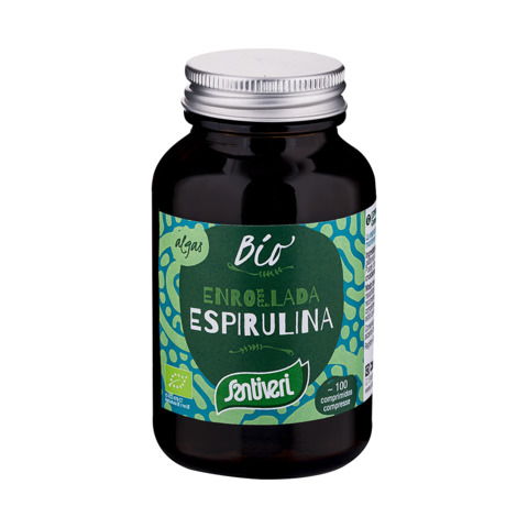 superalimentos ALGA ESPIRULINA 100 COMPRIMIDOS