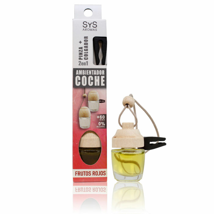 aromaterapia AMBIENTADOR COCHE STYLE PINZA FRUTOS ROJOS 7ML