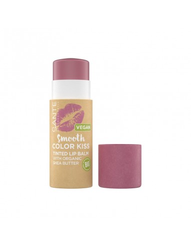 maquillaje BALSAMO LABIAL COLOR KISS 02 SOFT BERRY BIO 7 GRS