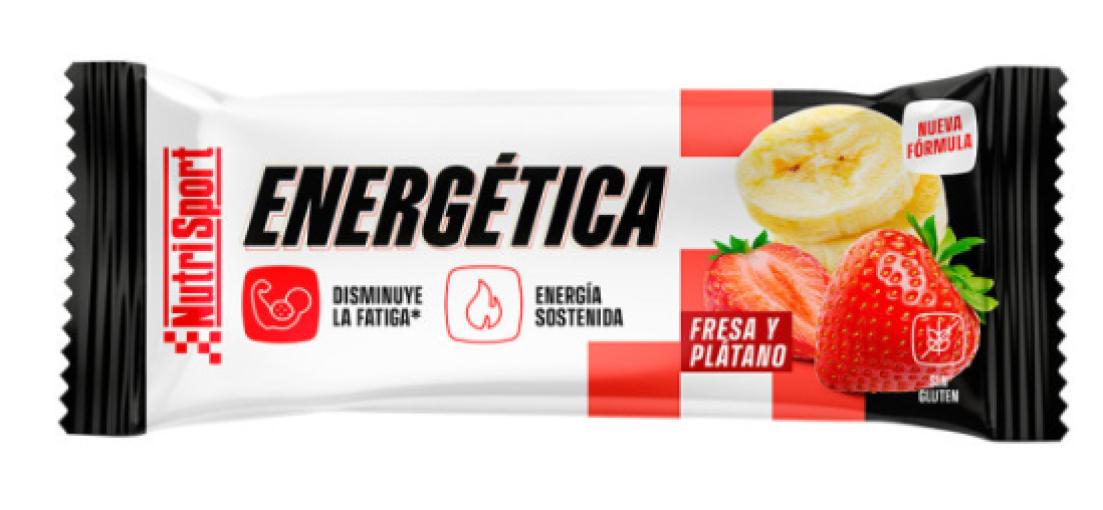 deporte BARRITA ENERGETICA SABOR FRESA Y PLATANO 49G