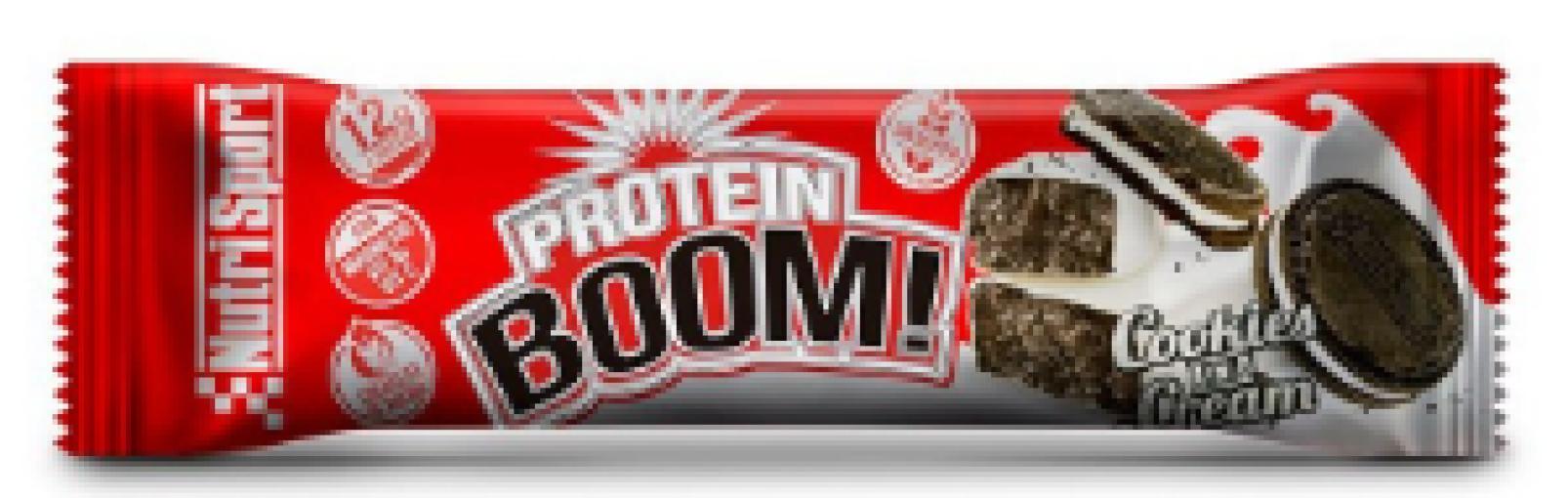 deporte BARRITA PROTEIN BOOM COOKIES & CREAM 50GRS