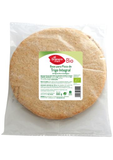 pan BASES DE TRIGO INTEGRAL PARA PIZZA BIO, 2 Und, 300 g