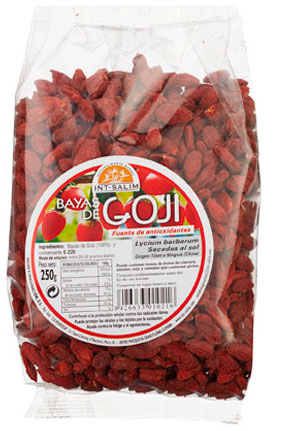 aperitivos y frutos secos BAYAS DE GOJI250 GR,