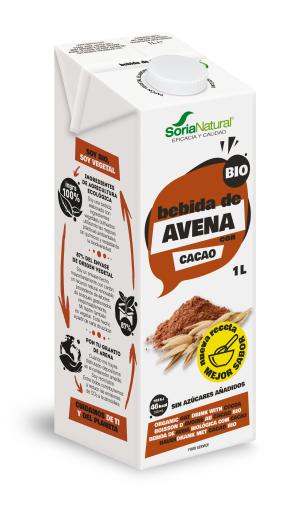 bebidas BEBIDA DE AVENA CACAO BIO 1 L S/AZUCAR