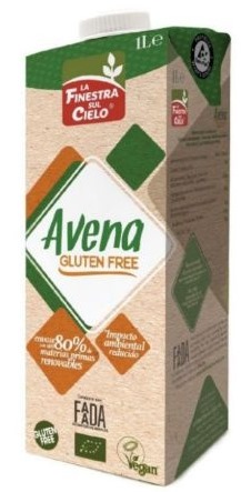 celiacos BEBIDA DE AVENA S/GLUTEN 1L