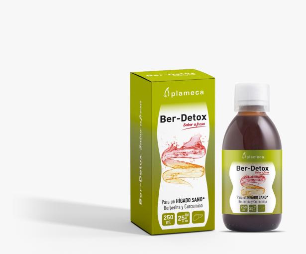 depurativos BER-DETOX SABOR FRESA 250ML