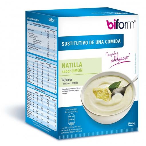 control de peso BIFORM NATILLA LIMON 6 sobres