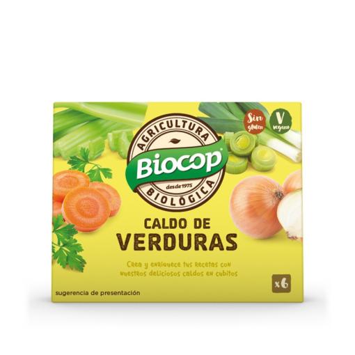 sales, condimentos y salsas CALDO VERDURAS CUBITOS BIO 6 X 11G