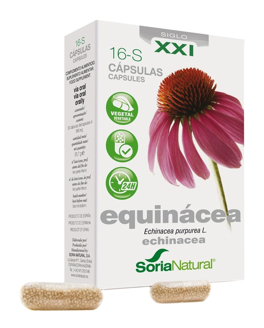 plantas en comprimidos CAPSULAS 16S EQUINACEA LIBERACION PROLONGADA 30 caps