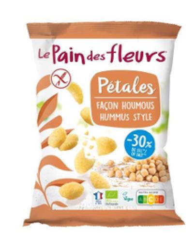 aperitivos y frutos secos CHIPS PETALOS HUMMUS BIO 75G