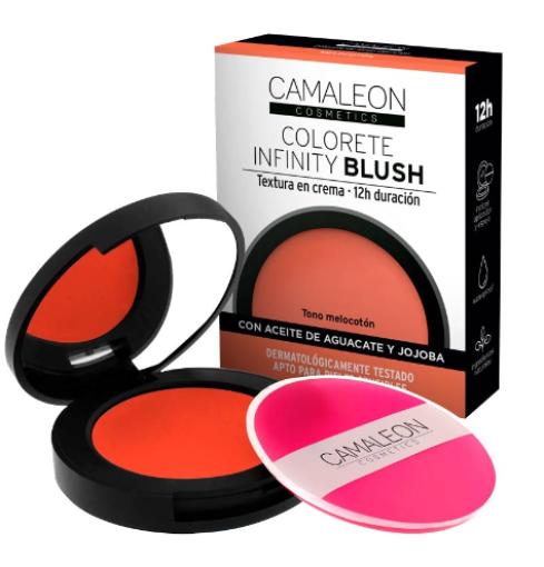 maquillaje COLORETE EN CREMA INFINITY BLUSH COLOR MELOCOTON