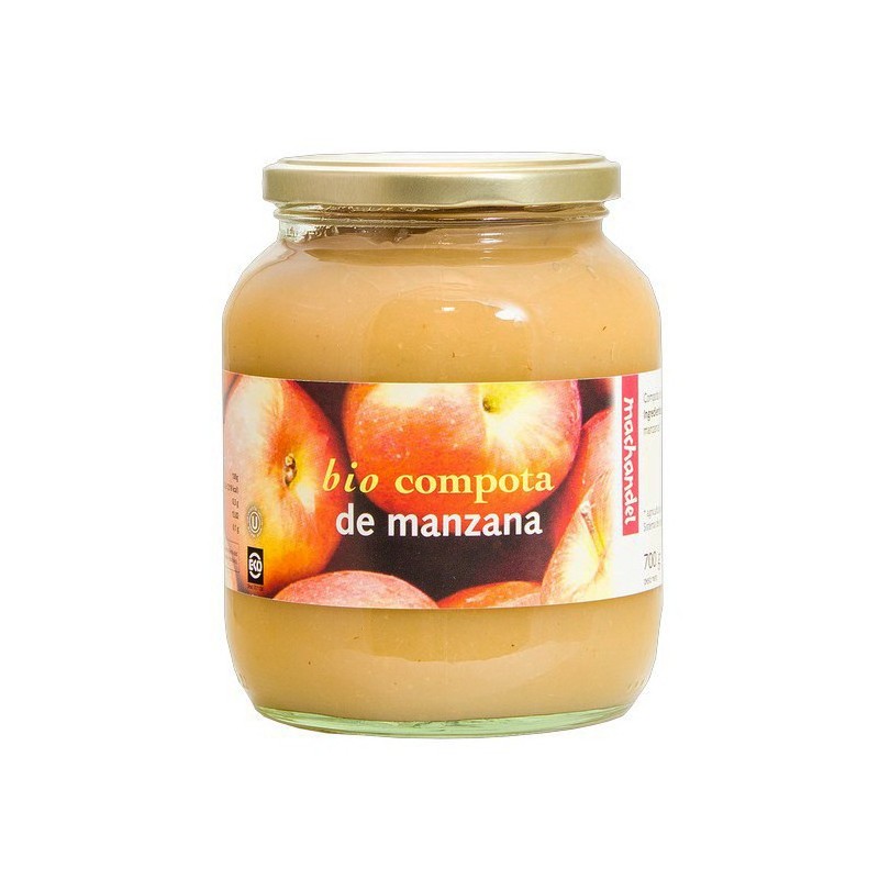 conservas COMPOTA DE MANZANA 700grs BIO