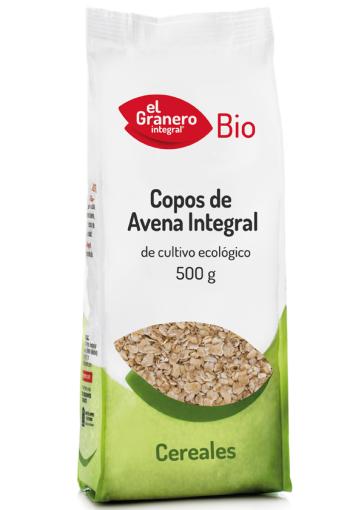 copos, mueslis y salvados COPOS DE AVENA INTEGRAL BIO, 500 g