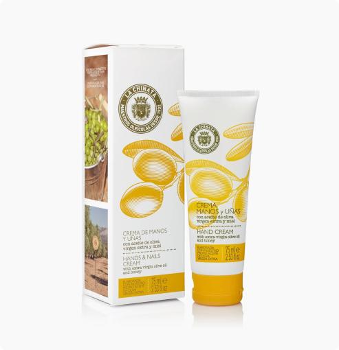 línea corporal CREMA DE MANOS Y UÑAS CON AOVE 75ml