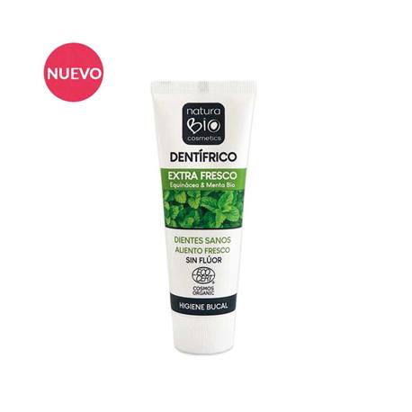 higiene bucal DENTIFRICO EXTRA FRESCO 75 EQUINACEA & MENTA BIO SIN FLUOR 75ml