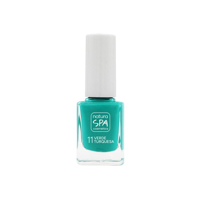 línea corporal ESMALTE UÑAS 11 VERDE TURQUESA