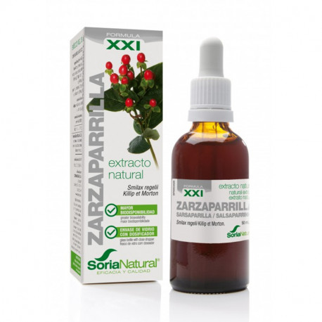 extractos de plantas EXTRACTO DE ZARZAPARRILLA XXI 50ML