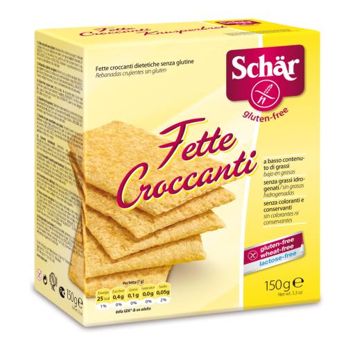 celiacos FETTE CROCCANTI - PAN CRUJIENTE 150 gr.