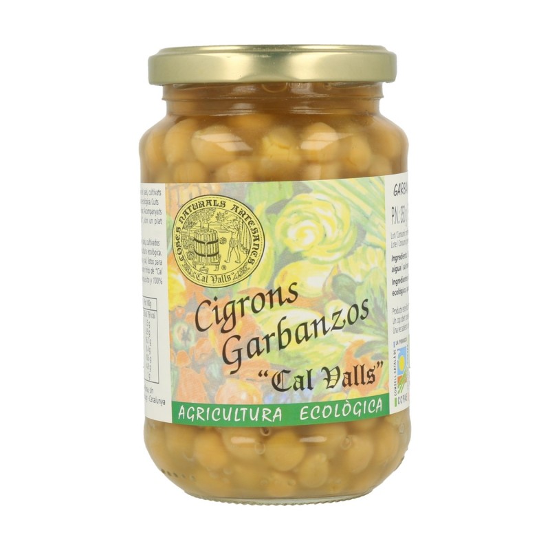 legumbres y verduras desecadas GARBANZOS CONSERVA BIO 220 GR