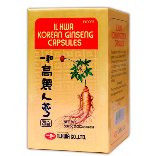 jaleas y energeticos GINSENG 100 CAP. TARRO IL HWA