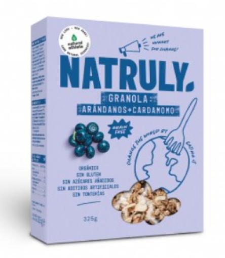 copos, mueslis y salvados GRANOLA DE ARANDANOS Y CARDAMOMO BIO 325 GRS