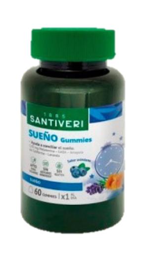 sistema nervioso GUMMIES MASTICABLES SUEÑO SABOR ARANDANO 60 UDS