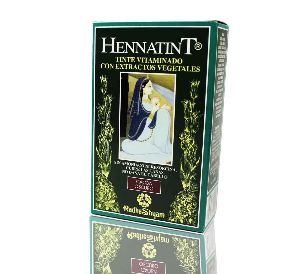 línea capilar HENNATINT CAOBA OSCURO 60+60ML