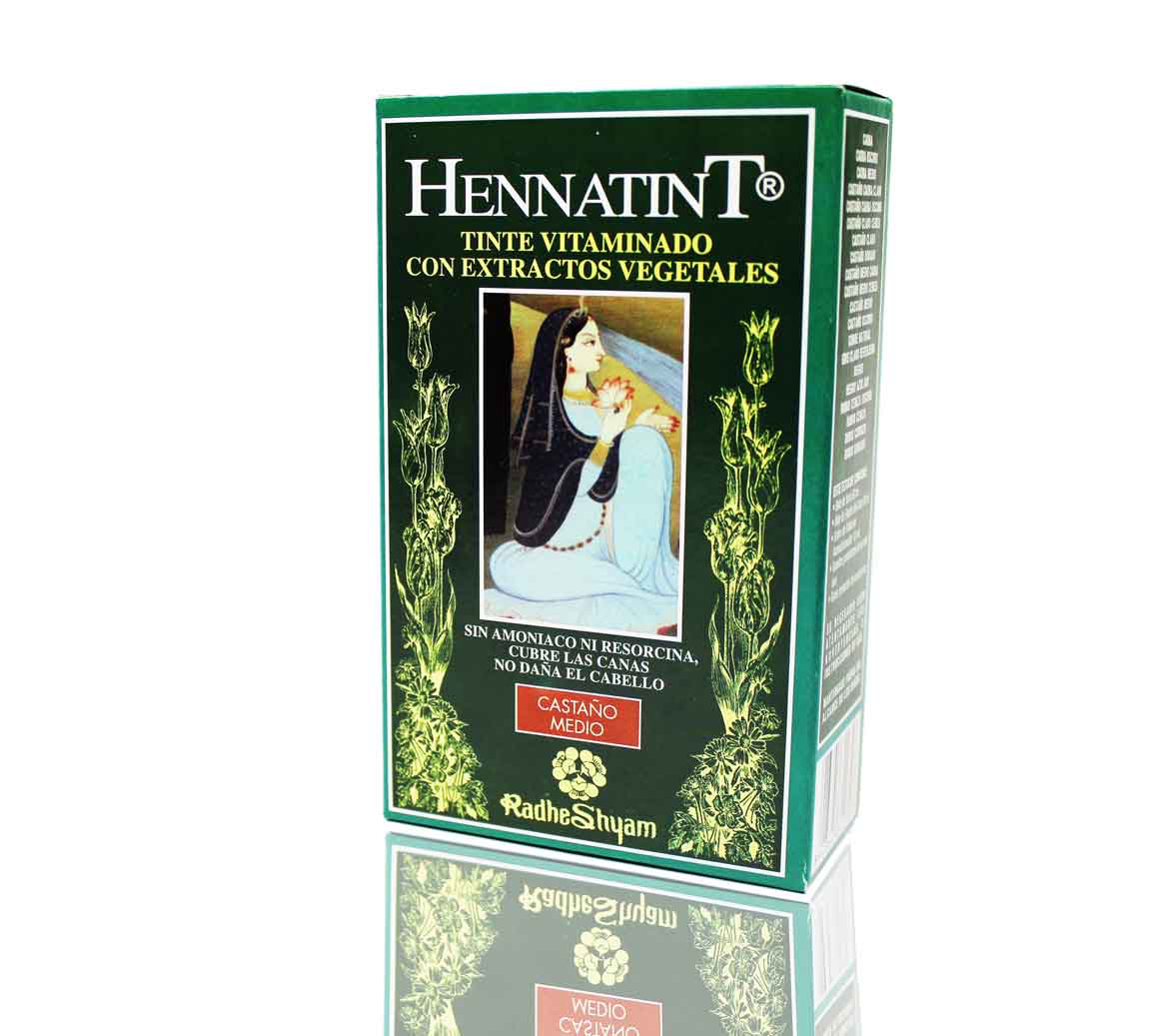 línea capilar HENNATINT CASTAÑO MEDIO 60+60ML