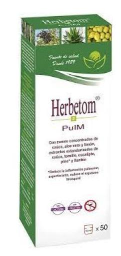 sistema respiratorio HERBETOM 2 PM PULMONAR 500ML