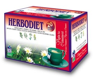 plantas en filtro HERBODIET VIGILA TU COLESTEROL 20 FILTROS