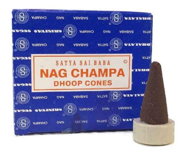 aromaterapia INCIENSO NAG CHAMPA 12 CONOS