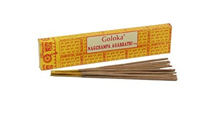 aromaterapia INCIENSO NAG CHAMPA ´ GOLOKA´ 16gr