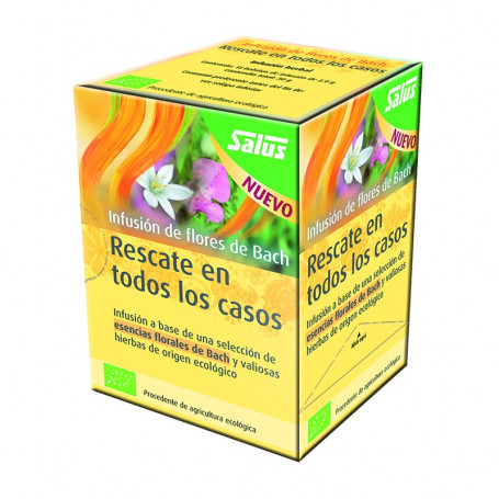 plantas en filtro INFUSION FLORES BACH RESCATE 15 BOLSITAS