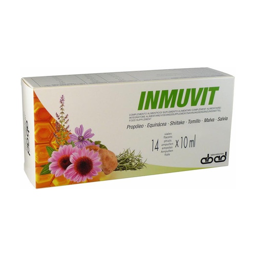 jaleas y energeticos INMUVIT VIALES 14 viales x 10ml