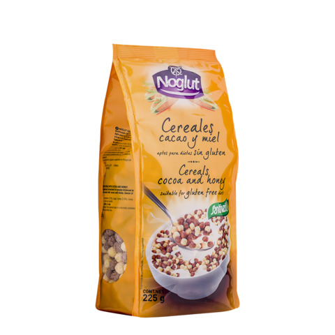 celiacos NOGLUT CEREALES CACAO+MIEL