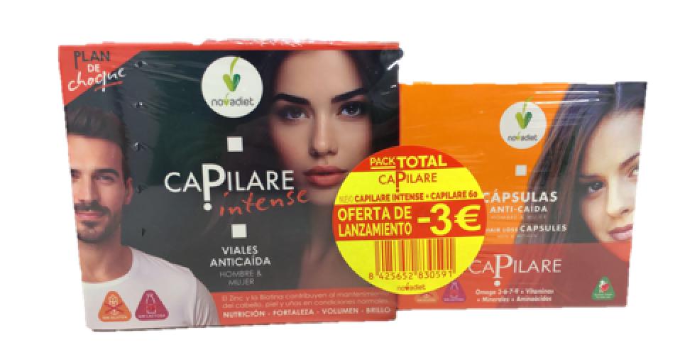 línea capilar PACK TOTAL CAPILARE iINTENSE + CAPILARE CAPS