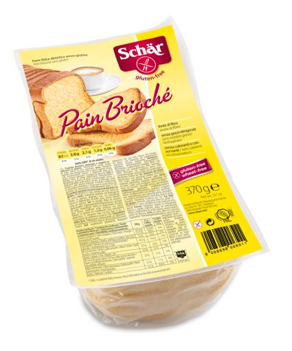 celiacos PAN BRIOCHE 370 gr. SCHAR