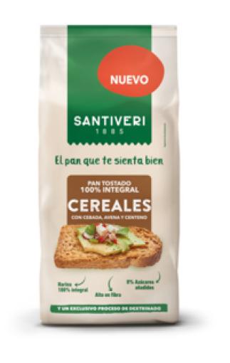 pan PAN TOSTADO 100% INTEGRAL CEREALES 200G