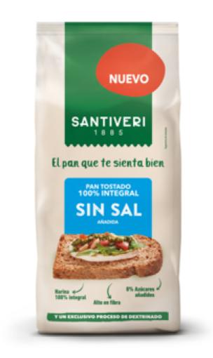 pan PAN TOSTADO 100% INTEGRAL SIN SAL 200G