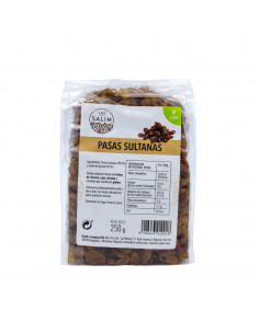 aperitivos y frutos secos PASAS SULTANAS250GR,