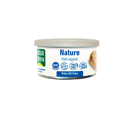 patés y carnes vegetales PATE NATURE 125 g BIO S/G