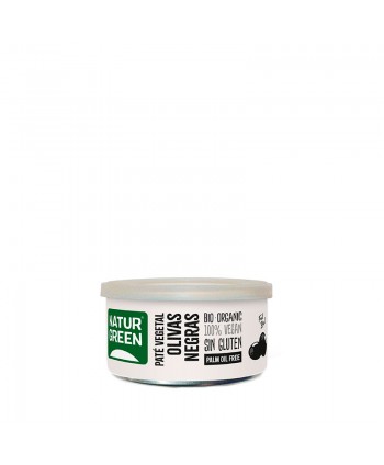 patés y carnes vegetales PATE OLIVAS NEGRAS 125 g BIO S/G