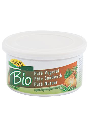 patés y carnes vegetales PATÉ VEGETAL BIO, 125 g