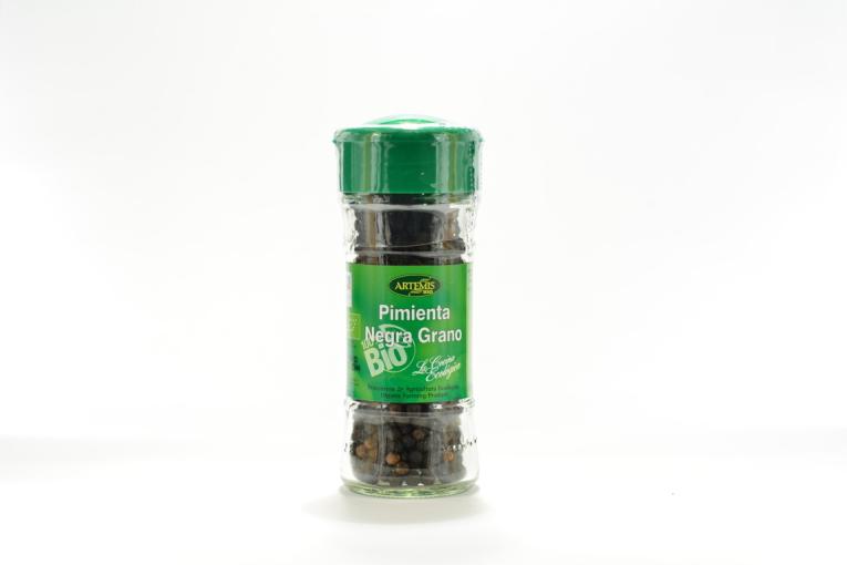 sales, condimentos y salsas PIMIENTA NEGRA GRANO BIO 40GR