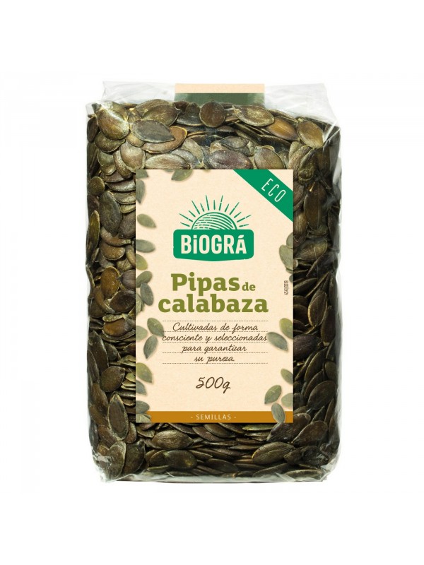 granos y semillas PIPAS DE CALABAZA 500 gr BIO