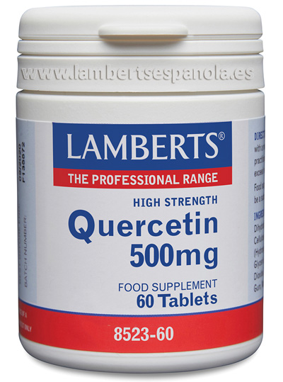 vitaminas QUERCITINA 500MG 60 TABLETAS