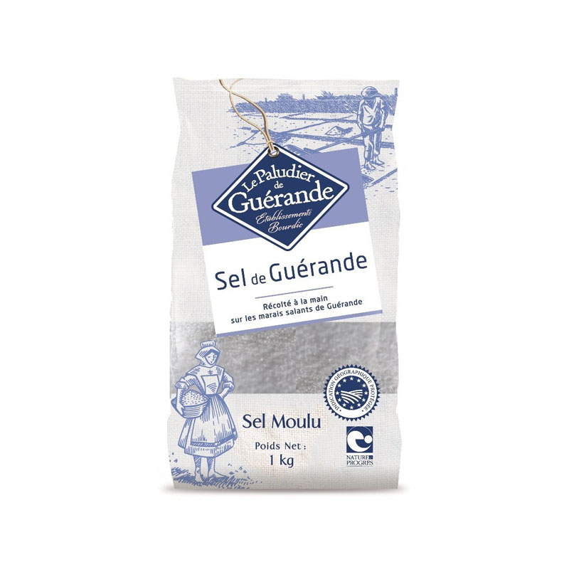 sales, condimentos y salsas SAL FINA DE GUERANDE 1KG