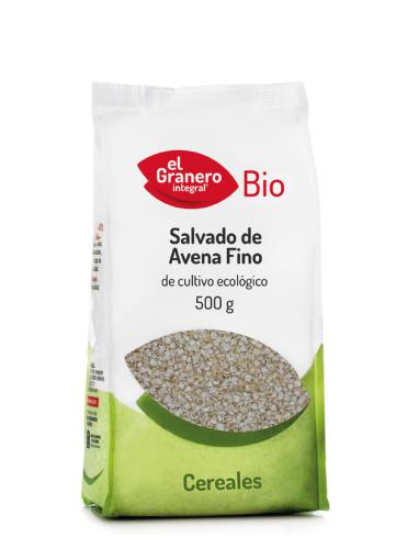 copos, mueslis y salvados SALVADO DE AVENA FINO BIO, 500 g