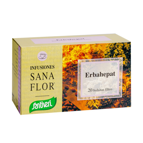 plantas en filtro SANAFLOR INFUSION ERBAHEPAT 20 filtros